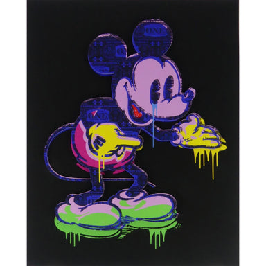 »Propaganda Mouse« von Ben Allen — handgefertigte 3D-Konstruktion, Giclee auf Archivpapier, schwarzer Posterrahmen, Frameworks Berlin