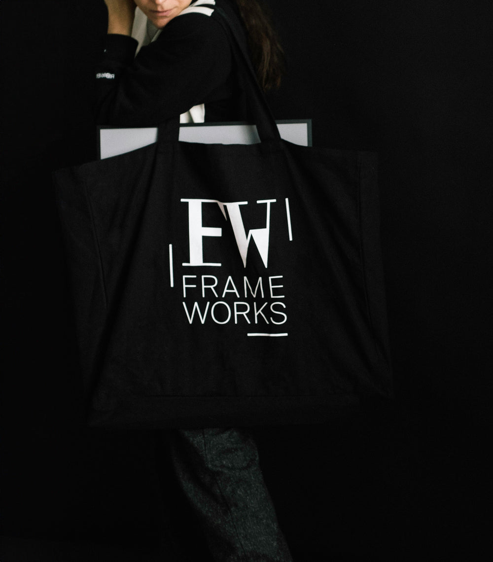 Tote bag »Art Looks better framed «