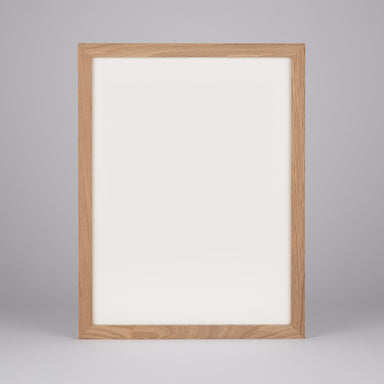 Gallery Frame To Go — Bilderrahmen Massivholz Eiche mit Fremdfeder Eckverbindung, Frameworks Berlin